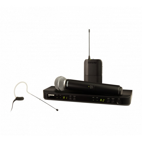 Set microfon + lavaliera wireless Shure BLX1288/MX53