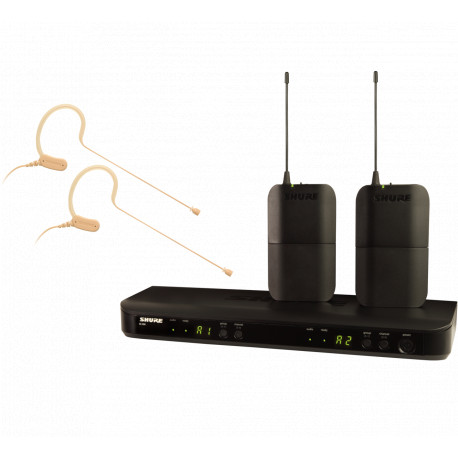 Set 2 lavaliere wireless Shure BLX188E/MX53