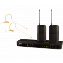 Set 2 lavaliere wireless Shure BLX188E/MX53
