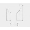 Pickguard transparent pt chitara clasica, 3 componente, GEWA 558.005