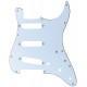 Pickguard Stratocaster alb, 3 straturi, Partsland 558.021