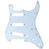Pickguard Stratocaster alb, 3 straturi, Partsland 558.021