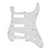 Pickguard Stratocaster alb perlat, 3 straturi, Partsland 558.023