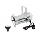 Set PAR-30 Spot sil+ PAR-30 230V COB 12W E-27 LED 1800-3000K dim2warm, Eurolite 20000691