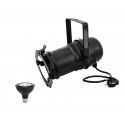 Set PAR-30 Spot sw + PAR-30 230V COB 12W E-27 LED 1800-3000K dim2warm, Eurolite 20000690