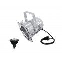 Set PAR-38 Spot sil + PAR-38 230V COB 18W E-27 LED 1800-3000k dim2warm, Eurolite 20000693