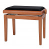 Scaun pian DeLuxe artar mat cu sezut negru, GEWA VE2 (130.130)