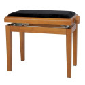 Scaun pian DeLuxe stejar mat cu sezut negru, GEWA VE2 (130.140)