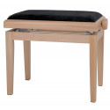 Scaun pian DeLuxe natur mat cu sezut negru, GEWA VE2 (130.120)