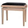 Scaun pian DeLuxe natur mat cu sezut negru, GEWA VE2 (130.120)