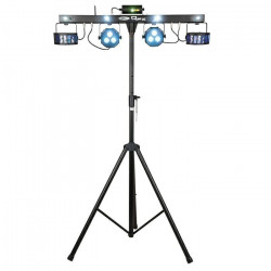 Set 4 lumini LED + 4 strobe + laser Showtec QFX