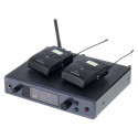 Set 2 lavaliere in ear wireless Sennheiser EW IEM G4 TWIN