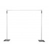 Suport cortina din aluminiu variabil 2,5 - 4,8 m, Eurolite MCS-4248 Mobile Curtain Stand