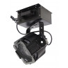 Proiector spot negru cu lampa MSR-575 cu 4 lentile / unghiuri de fascicul, Eurolite ML-575 MSR BK 