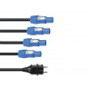 Cablu de alimentare, EUROLITE P-Con 1-4, 3x2,5mm²