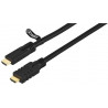Cablu HDMI la HDMI 25m, Monacor HDMC-2500R/SW