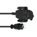 Cablu prelungitor de alimentare 10m, 3x2.5, PSSO Extension 3x2.5 10m 3-fold bk