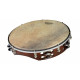 Tamburina acordabila cu sir dublu de zurgalai, REMO FRAME DRUM TAMBURELLO CALABRIA TA-3512-81-SD013