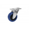 Roata pivotanta albastra 100 mm, Roadinger RD-100