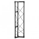 Truss decorativ negru de 1000 mm Showgear Metal Deco-20 Triangle - Straight MDT20100