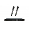 Set 2 microfoane wireless PSSO Set WISE TWO + 2x Con. 638-668MHz