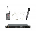 Set microfon + lavaliera wireless PSSO Set WISE TWO + Dyn. wireless microphone + BP + Headset 518-548MHz