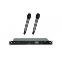 Set 2 microfoane wireless PSSO Set WISE TWO + 2x Dyn. wireless microphone 638-668MHz