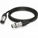 Cablu microfon XLR mama la XLR tata, 3 m, Behringer GMC-300