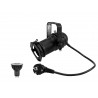 Set PAR-16 Spot bk + GU-10 230V COB 5W LED 1800-3000K dim2warm, Eurolite 20000686