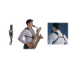 Curea junior neagra SOFT HARNESS pentru saxofon, Neotech 752.678