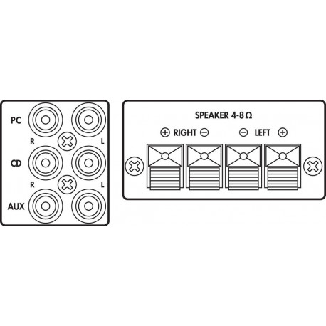 Amplificator audio Monacor SA-100