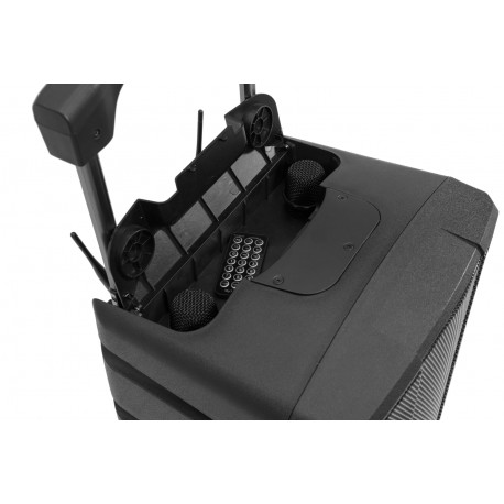 Sistem PA portabil, wireless, cu 2 receptoare UHF, player audio si bluetooth, Omnitronic WAMS-10BT2 MK2