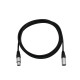 Cablu DMX, XLR mama-tata 3 pini, negru, 1,5m, Sommer Cable 30307456