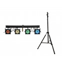 Set LED KLS-902 + STV-40S-WOT Steel stand eurolite 20000721