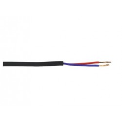 Cablu de boxe 2x1.5mm, negru, Omnitronic 3030011K-m