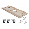 Placa transport truss cu 3 roti, Alutruss Truss Transport Board COMBI TQ-390 inkl.3 wheels