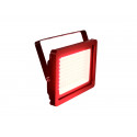 Reflector pentru exterior cu LED SMD rosu, Eurolite LED IP FL-100 SMD red
