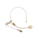 Microfon headset bej pentru transmitator UHF-E, Omnitronic UHF-E Series Headset Microphone skin-colored (13063362)