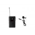 Bodypack si lavaliera pentru seria UHF-E, Omnitronic UHF-E Series Bodypack 828.6MHz + Lavalier Microphone (13063332)