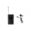 Bodypack si lavaliera pentru seria UHF-E, Omnitronic UHF-E Series Bodypack 518.7MHz + Lavalier Microphone (13063334)