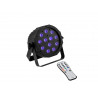 Proiector de podea cu 12 led-uri UV de 1W, Eurolite LED SLS-12 UV Floor