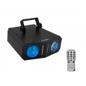 Efect lumini spot flower cu LED + stroboscop, Eurolite LED DMF-4 Hybrid