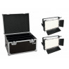Set 2x LED PLL-360 3200K Panel + Case, Eurolite 20000600
