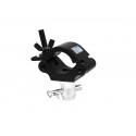 Cupla neagra pentru tub de 50 mm cu conector conic, 500 Kg/max, Eurolite TPC-56