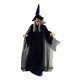 Vrăjitoare Halloween, animată, 175 cm, EuroPalms 