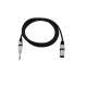 Cablu audio Jack 6.3 mono la XLR tata Omnitronic 3022519B-2m